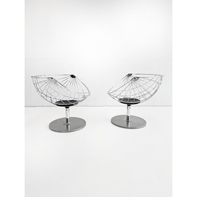 Atomic Ball Chairs by Rudi Verelst for Novalux, 1970s, Set of 2 For Sale - Image 3 of 7