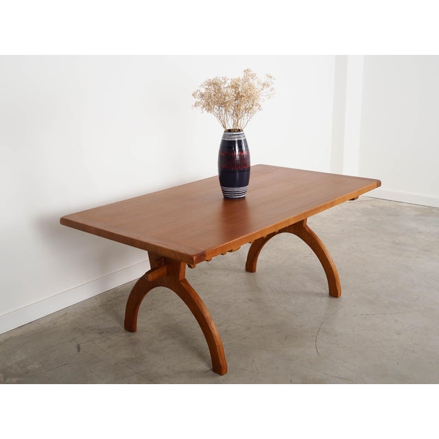 Danish Oak Table from Henning Kjaernulf, 1960s For Sale - Image 3 of 17