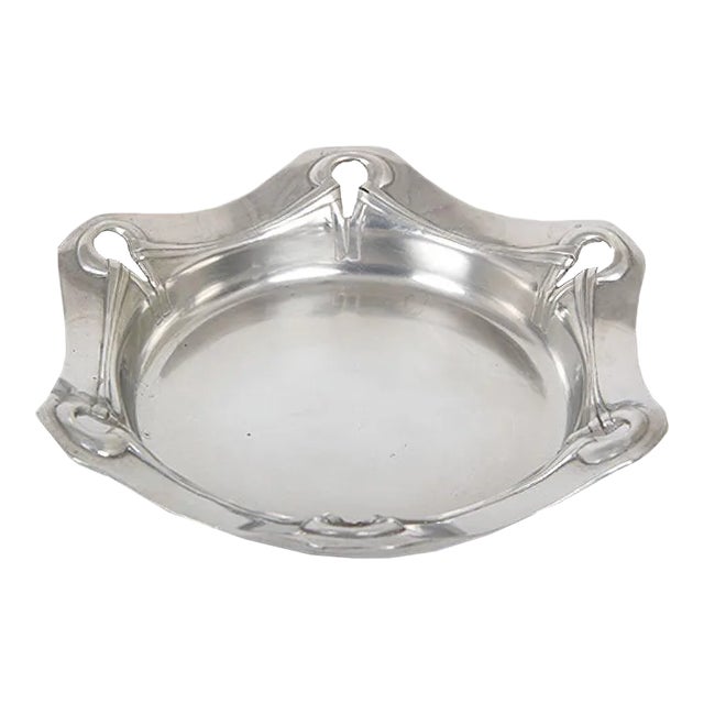 Antique Metal 103 Dish from Hertz & Ballin, 1920s For Sale