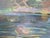 1990s Vintage Original Warren Fischer Figurative Abstract Painting on Linen Canvas For Sale - Image 5 of 5