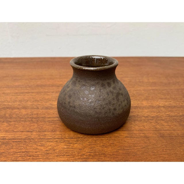 Mid-Century German Studio Pottery Vase from TM, 1960s For Sale - Image 11 of 11