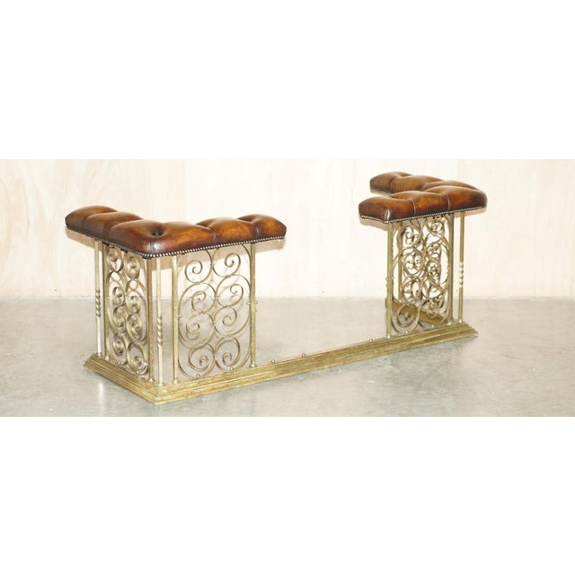 Royal House Antiques is delighted to offer for sale this very important looking restored Victorian club fender with hand...