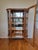 Antique Quarter-Sawn Oak Curved Glass China Cabinet, C. 1910 For Sale - Image 4 of 18