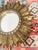 Plastic Mid Century Gold Gilt Sunburst Mirror For Sale - Image 7 of 8