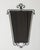 French 19th Century France Brown Iron Mirror For Sale - Image 3 of 6