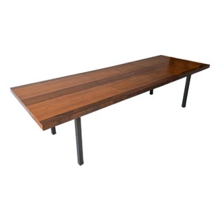 Mid Century Walnut Dining Table by Milo Baughman For Sale