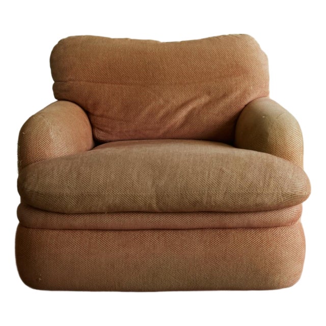 A. Rudin Oversized Lounge Chair for Reupholstery For Sale