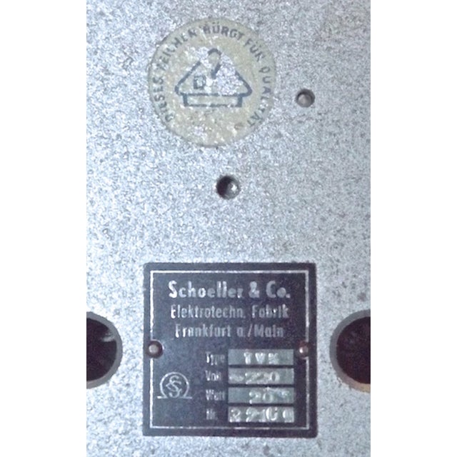 Metal Vintage Art Deco Machine Age German Desk Fan For Sale - Image 7 of 7