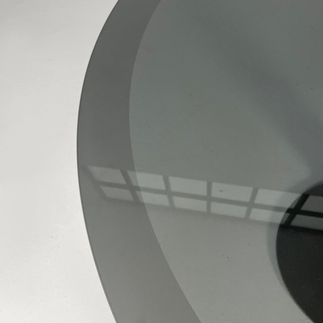 Italian Modern Round TL59 Dining Table attributed to Afra and Tobia Scarpa for Poggi, 1980s For Sale - Image 9 of 18