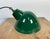 Green Industrial Green Enamel Factory Pendant Lamp, 1960s For Sale - Image 8 of 16