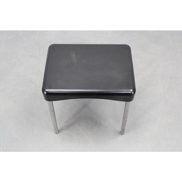 1970s Mid-Century Plastic Marmore Stool by Carrara & Matta, Italy, 1970s For Sale - Image 5 of 11