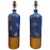 Pair of Italian Aldo Londi for Bitossi Blue and Gold Pottery Lamps For Sale - Image 9 of 9
