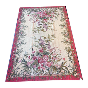 An Antique Genuine French Auboussan Rug