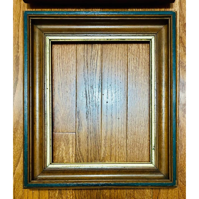 Antique Victorian walnut shadow box picture frames. Matching pair. For picture’s measuring 9” x 10.75”