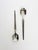 15th Century & Earlier 20th Century Art Deco Metal Salad Servers, France, Set of 2 For Sale - Image 5 of 14