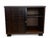 1970s Vintage Mid Century Modern Wooden Fold Out Dry Bar Cabinet For Sale - Image 4 of 7