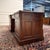 Brown Classic English Desk Green Leather Inlay For Sale - Image 8 of 18