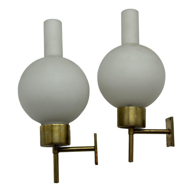 Vintage Wall Lights, 1950s, Set of 2 For Sale