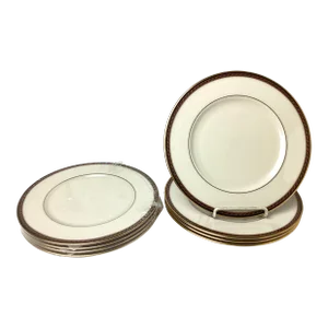 1960s Lenox China Monroe Luncheon Plates- Set of 8