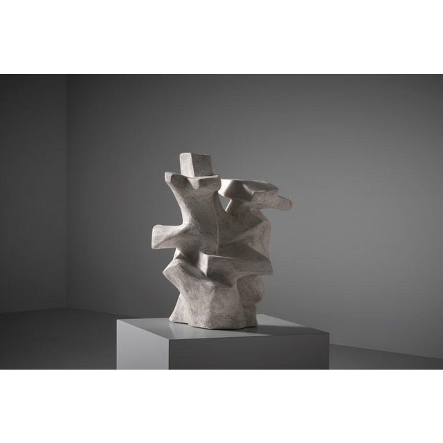White French Biomorphic Plaster Sculpture, 1960s For Sale - Image 8 of 11