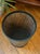 Vintage Two-Toned Wicker Wastebasket For Sale - Image 4 of 5