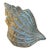 Vintage Patinated Brass Conch Shell For Sale