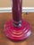 Vintage Wood and Brass Candlestick Library Lamp For Sale - Image 10 of 11