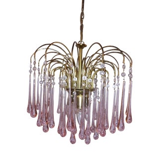 Chandelier attributed to Paolo Venini, Italy, 1970s For Sale