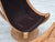 Scandinavian Swivel Armchair in Leather and Bentwood, 1980s For Sale - Image 12 of 18