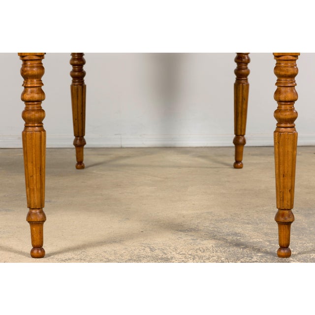 Mid-19th Century French Provincial Cherrywood Farmhouse Table For Sale - Image 18 of 18