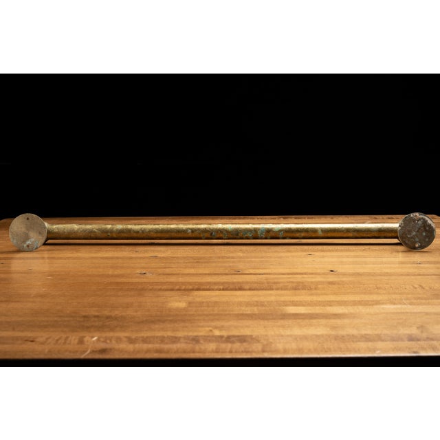 Handpicked by IndustrialArtifact Vintage from the 1900s About this item This brass curtain road comes is from the 1900s,...