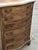 Metal Chest of Drawers with Serpentine Front & Brass Handles For Sale - Image 7 of 8