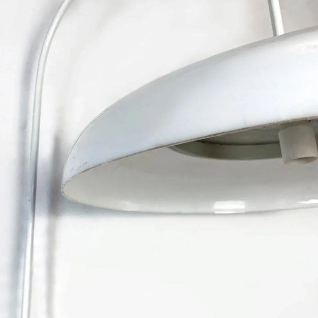 Italian Modern Metal and Acrylic Glass Adjustable Wall Arm Lamp, 1970s For Sale - Image 12 of 18