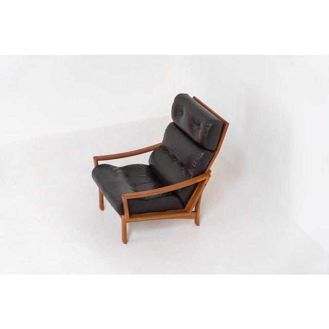 Leather Easy Chair from Glostrup For Sale - Image 6 of 15