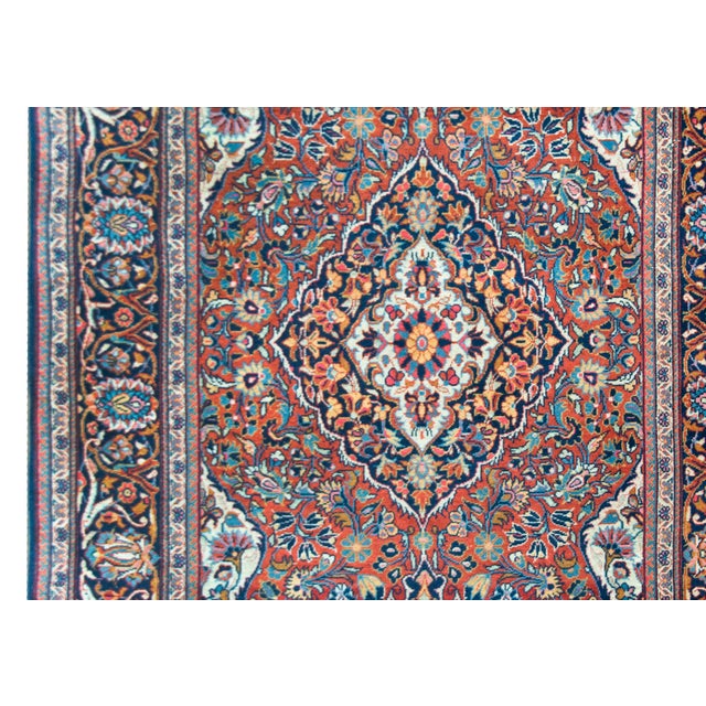 Early 20th Century Persian Kashan Rug For Sale - Image 10 of 15