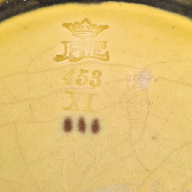 Art Nouveau Ceramic Vase by Ipsens Enke, Denmark, 1920s For Sale - Image 15 of 17