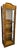 Vintage Weiman Hollywood Regency Faux Bamboo & Brass Glass Display Cabinet For Sale