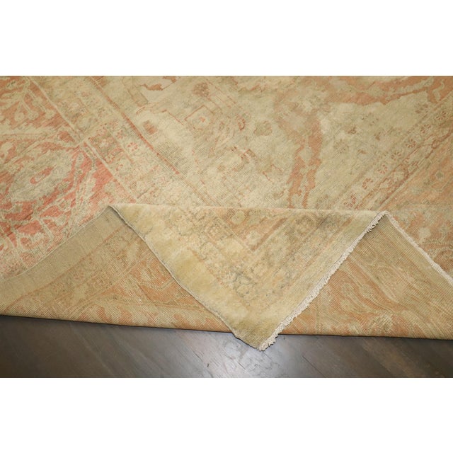 Late 19th Century Zabihi Collection Lage Square Ziegler Sultanabad Rug - 13'5" x 14'8" For Sale - Image 10 of 12