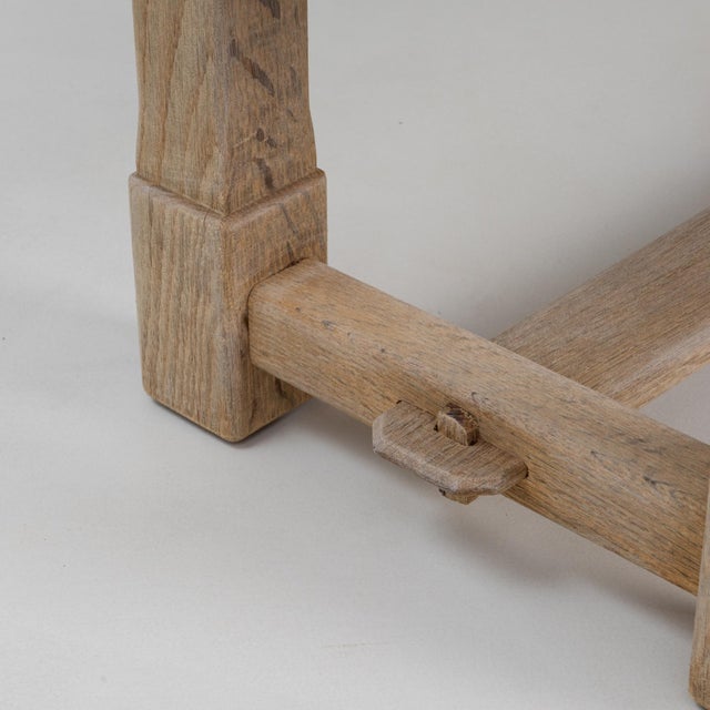 1970s French Oak Coffee Table For Sale In Greensboro - Image 6 of 18