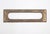 Vintage 10 In. Rectangular Brass Mail Slot Set For Sale - Image 4 of 4