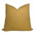 Pampa Pillow Cover in Mustard, 22x22 Pillow For Sale