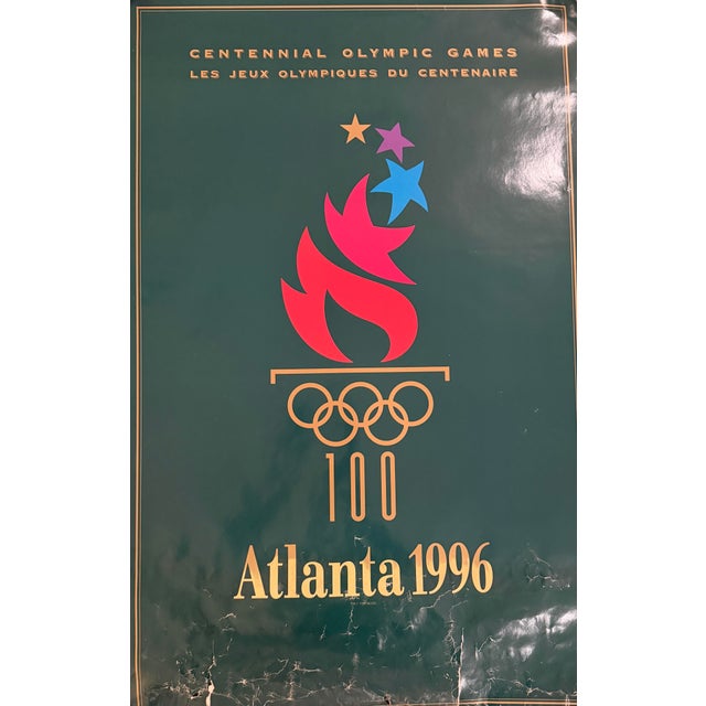 The Atlanta Committee for the Olympic Games (Acog) - Centennial Olympic Games, Atlanta 1996, Offset Lithograph Poster on Paper For Sale - Image 4 of 5