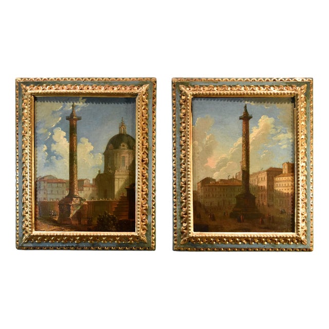 Antonio Joli, Views of Rome Landscape, 1740, Oil on Canvas For Sale