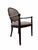 Sophisticated elegance meets comfortable, modern utility in this striking pair of Louis XVI style open-arm fauteuils...