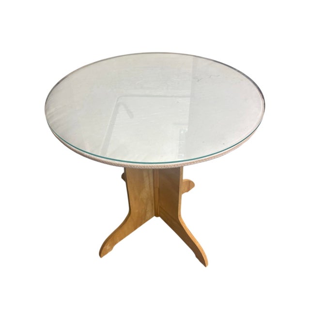1990s 1990s Skirted Side Table For Sale - Image 5 of 7