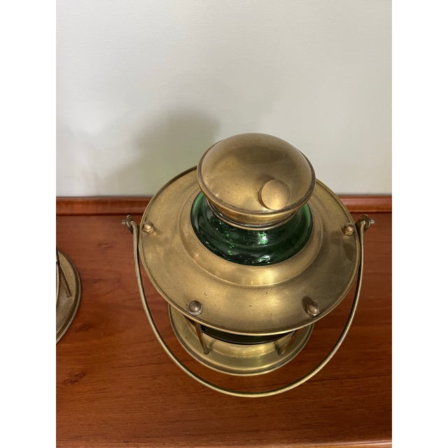 Gold Mid Century Nautical Cocktail Shakers For Sale - Image 8 of 11