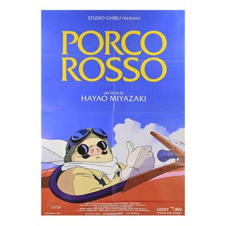 Porco Rosso Poster, Italy, 1992 For Sale