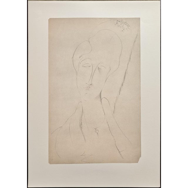 A. Modigliani, Study of a Woman, Lithograph For Sale - Image 3 of 7