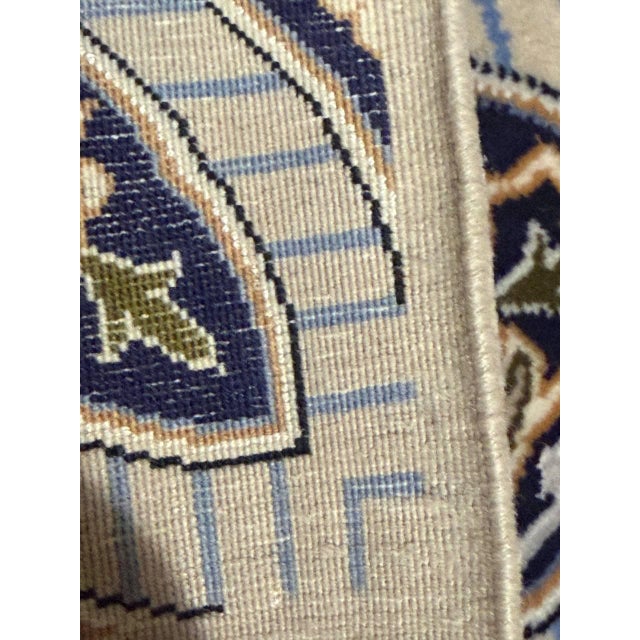 Pasargad Gray Persain Isfahan Silk & Wool For Sale - Image 12 of 13