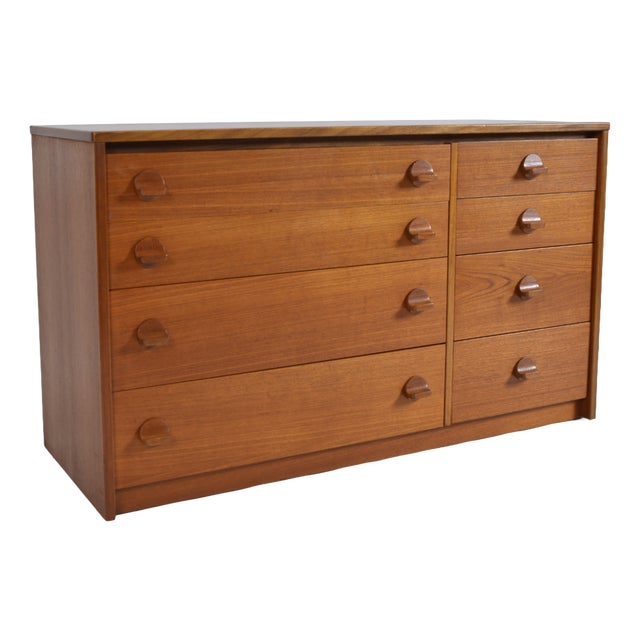 Mid-Century Teak Cantata Chest of 8 Drawers by Ron Carter for Stag, United Kingom, 1960s For Sale